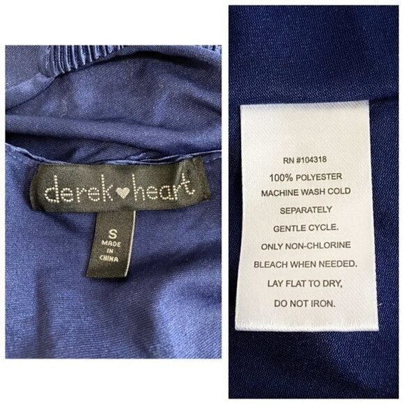 Derek Heart flowy pleated A line dress size S - Picture 7 of 8